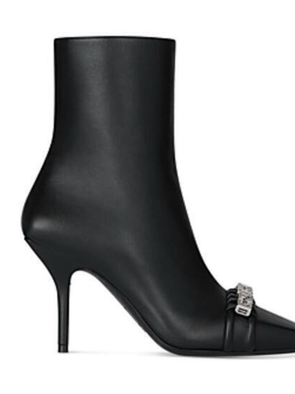 Givenchy Women's G-Woven Square Toe Bootie Black, EUR 37 US 7 - Picture 7 of 14